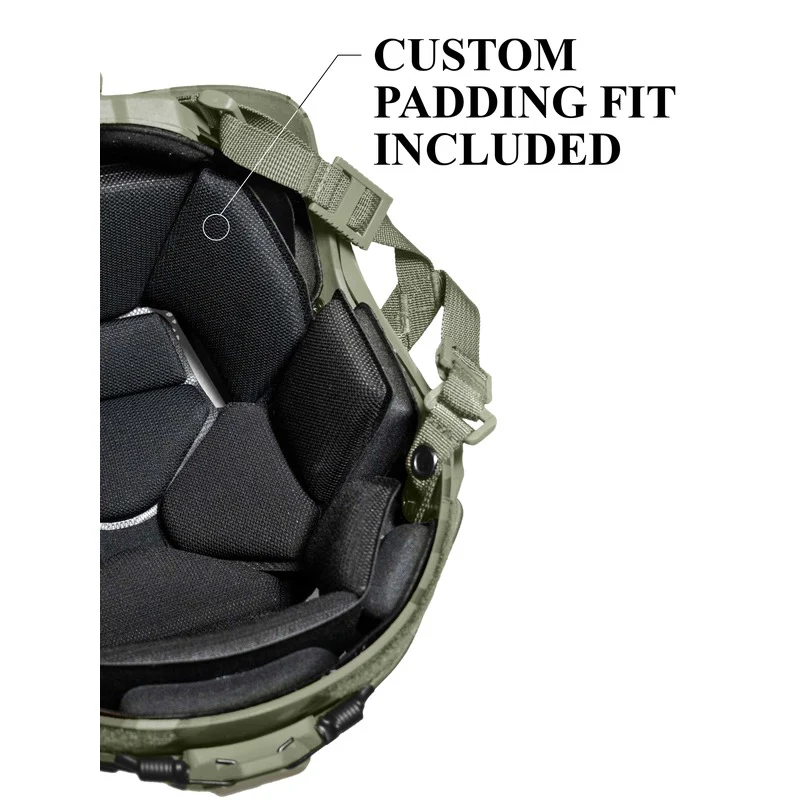 ATE® GEN2 Ballistic Helmet | NIJ IIIA High-Cut – Hard Head Veterans - Image 17