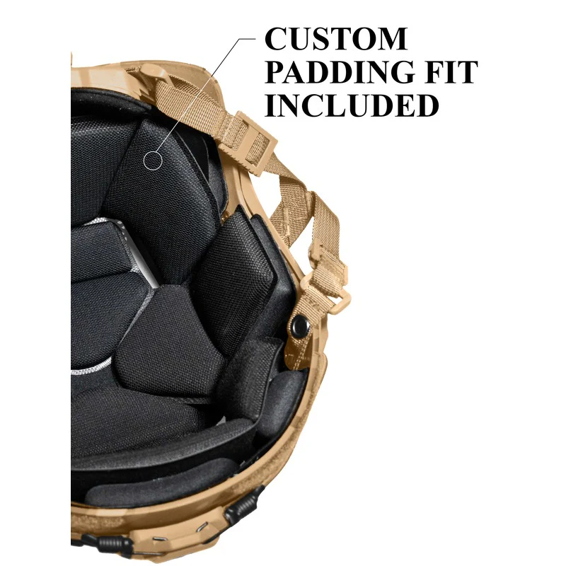 ATE® GEN2 Ballistic Helmet | NIJ IIIA High-Cut – Hard Head Veterans - Image 9