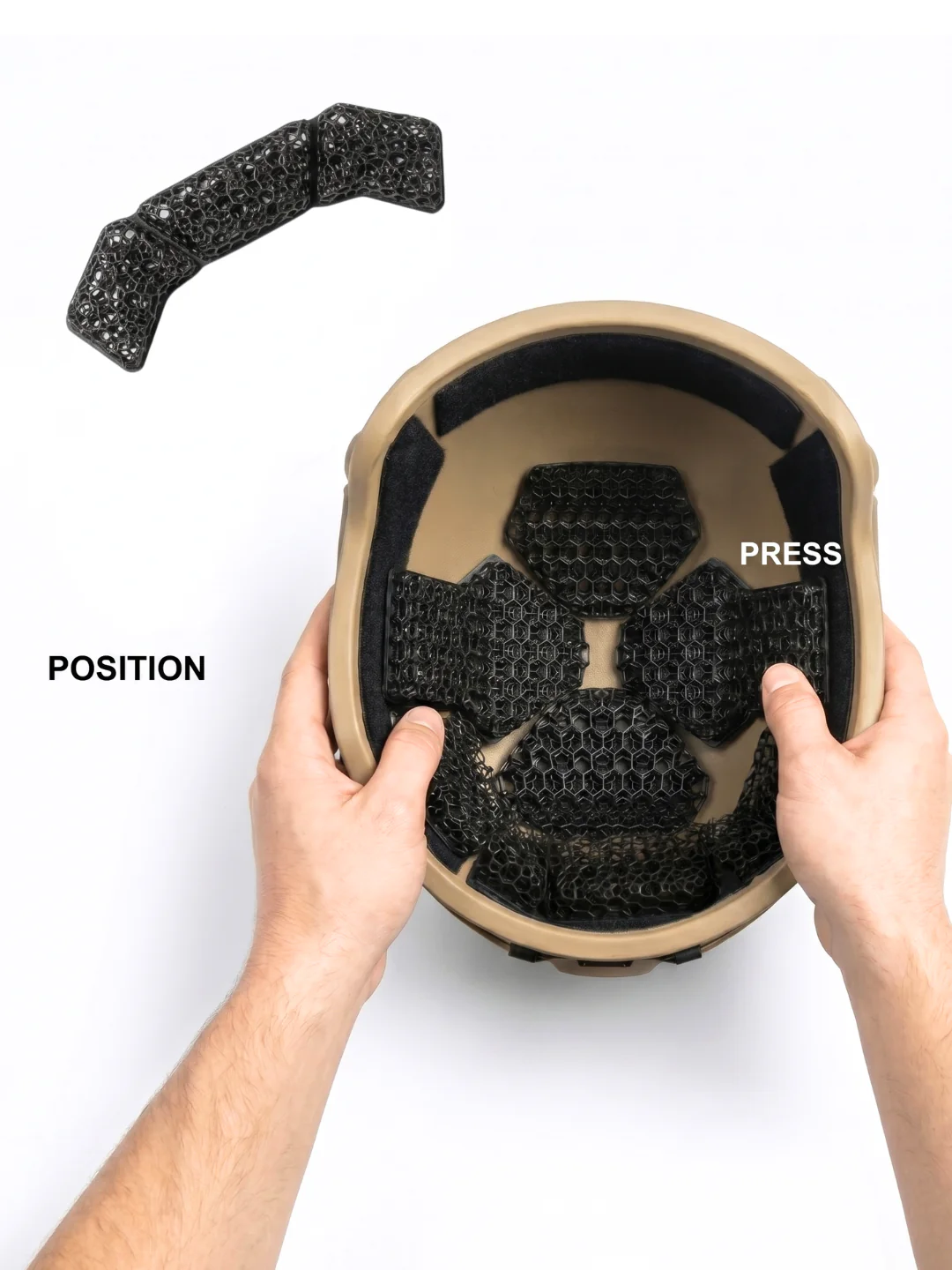 HHV® Micro Lattice Impact Helmet Pads – Hard Head Veterans - Image 3